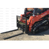 High Back Skid Steer Pallet Fork Load Capacity 1000 kgs