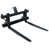 3 Point / Euro Quick Hitch Pallet Fork Lift Attachment Implement 2000kg