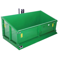 3 Point Linkage Transport Mechanical Hydraulic Tipping Box 1600mm x 1100mm x 600mm 800kg