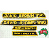 Decal Set Fits for David Brown 990 Implematic