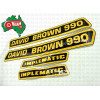 Decal Set Fits for David Brown 990 Implematic