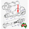 RHS Rear Axle Trumpet Housing Brake Rod Bush