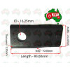 RH Disc Mower Blade ID 16.25mm, 95mm x 45mm x 3.5mm