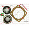 TE20 Rear PTO Seal and Bearing Kit with Leather Seal