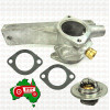 Thermostat Housing With Gaskets & Thermostat