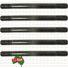 5x Tractor Cylinder Head Studs 132mm Long